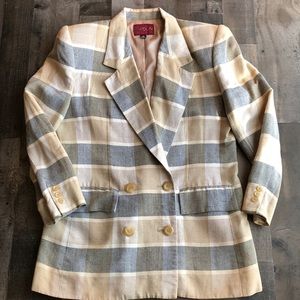 Vintage Sasson double breasted suit jacket